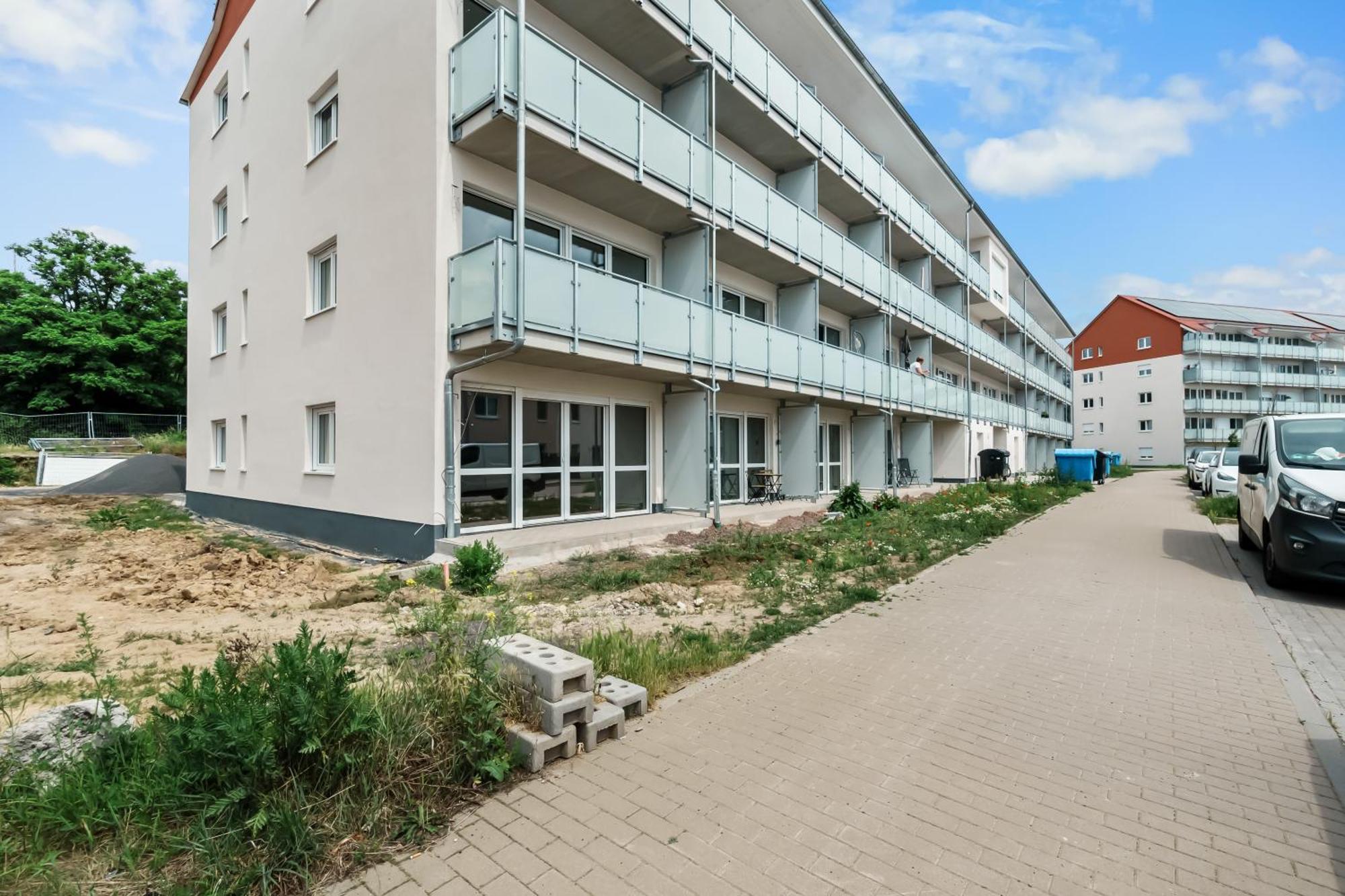 Design Luxus, Vollausstattung, Neubau, 30Min Hbf Leipzig 8, Naehe Flughfaen, Bmw, Dhl, Amazon Apartment Schkeuditz Bagian luar foto